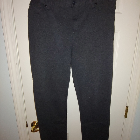 EUC Plus Size Calvin Klein Jeans Gray 5-Pocket Stretch Ponte Jeggings – Size 16 - Picture 7 of 10
